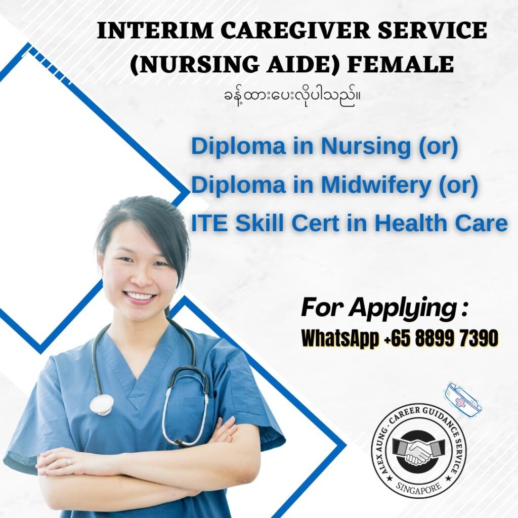 Nursing Aide, Interim Caregiver Service (WP) – Alex Aung - Career ...