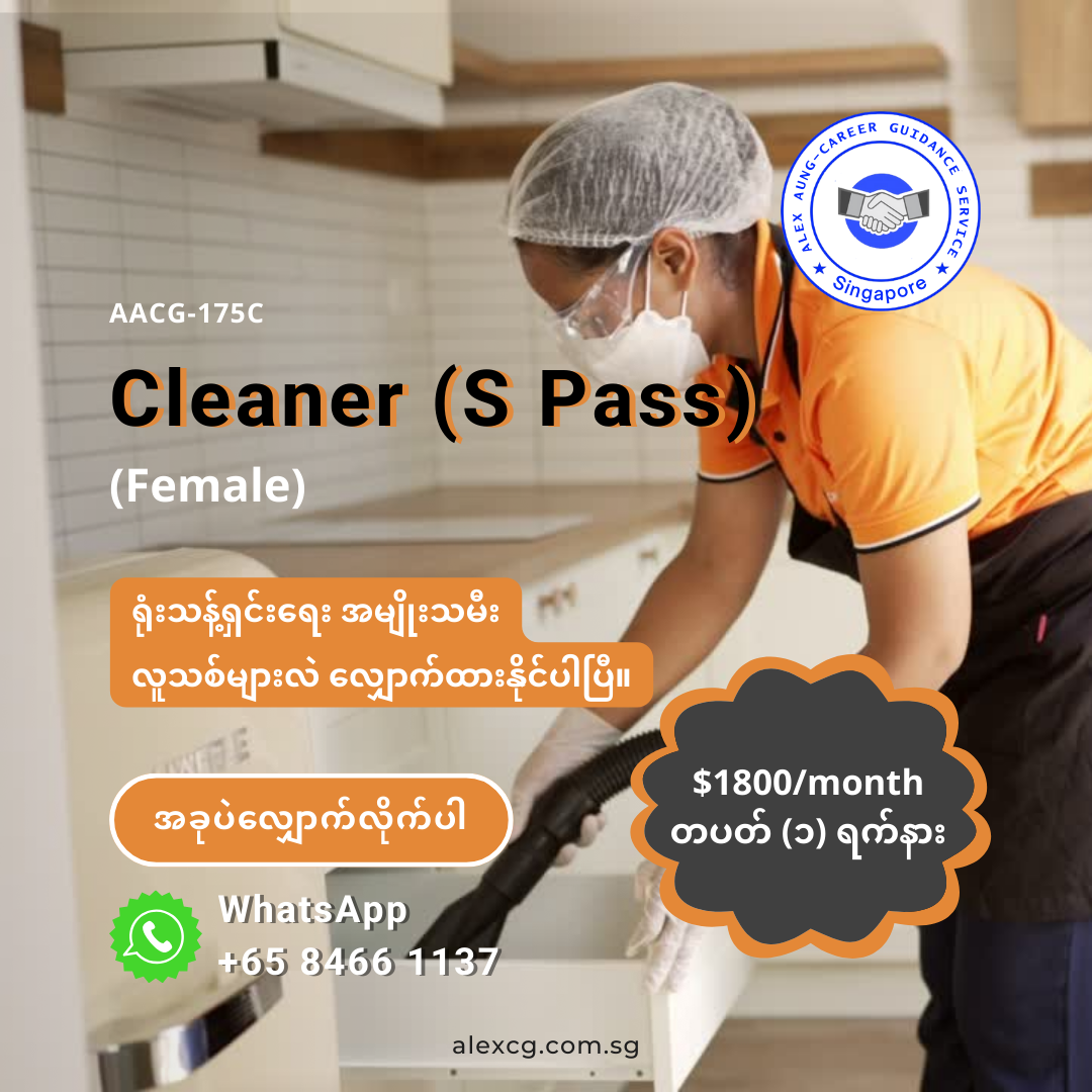 Cleaner (S Pass)