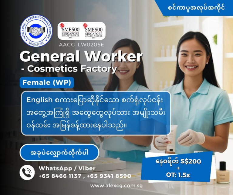 General Worker - Cosmetics Factory (WP)