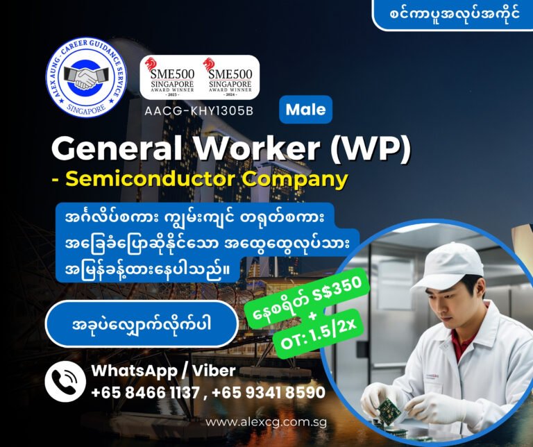 General Worker - Semiconductor Company (WP)