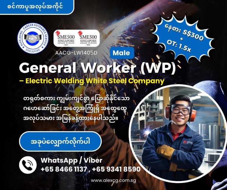 General Worker – Electric Welding White Steel Company (WP)