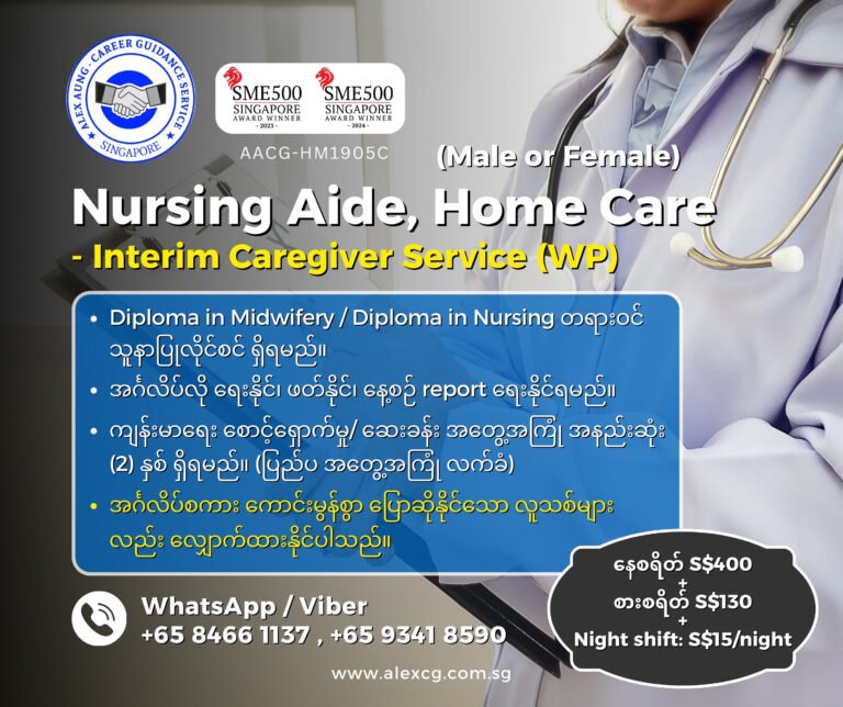 Nursing Aide, Home Care - Interim Caregiver Service (WP)