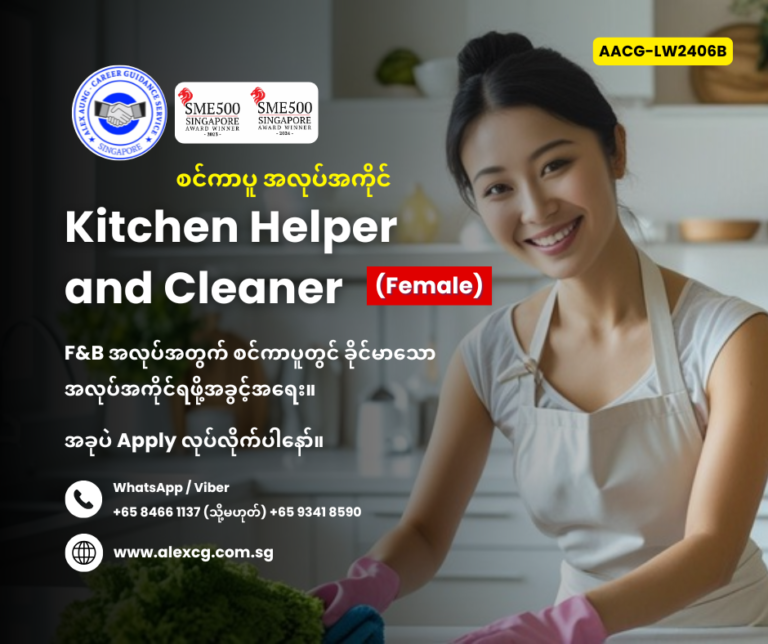 Kitchen Helper and Cleaner