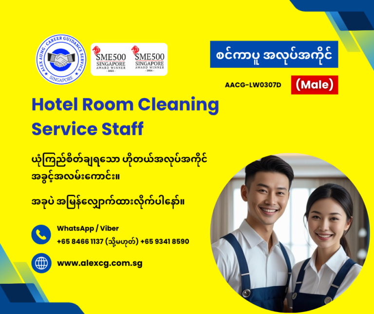 Hotel Room Cleaning Service Staff