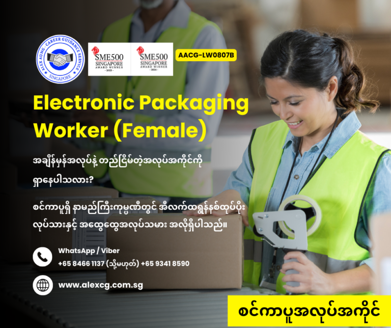 Electronic Packaging Worker (Female)