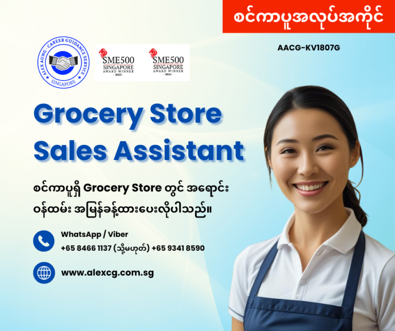 Grocery Store Sales Assistant