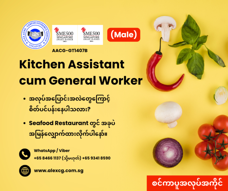 Kitchen Assistant cum General Worker