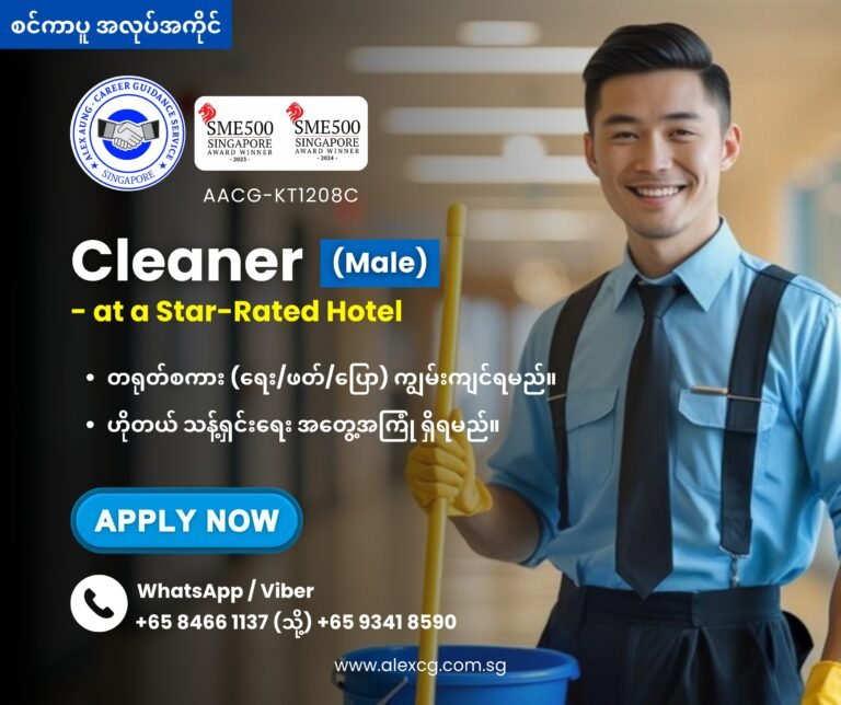 Cleaner (at a Star-Rated Hotel)