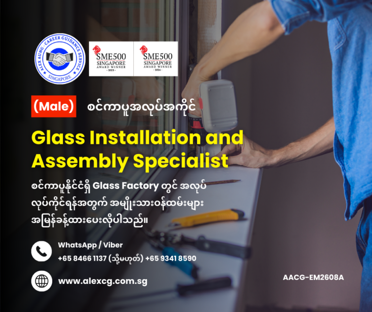Glass Installation and Assembly Specialist