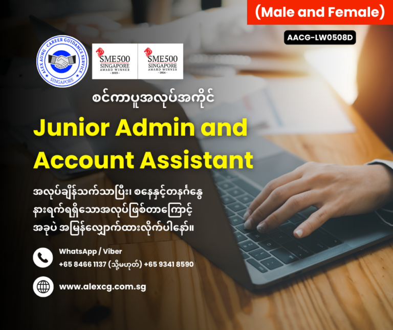 Junior Admin and Account Assistant