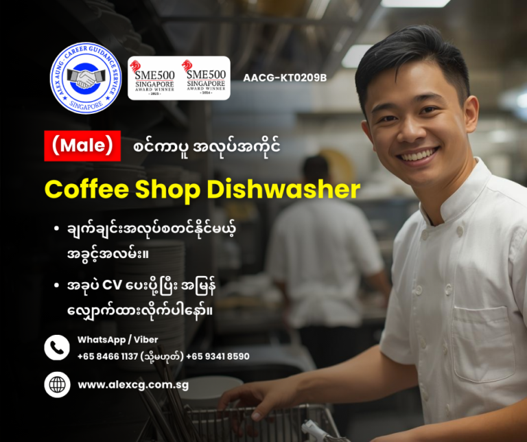 Coffee Shop Dishwasher