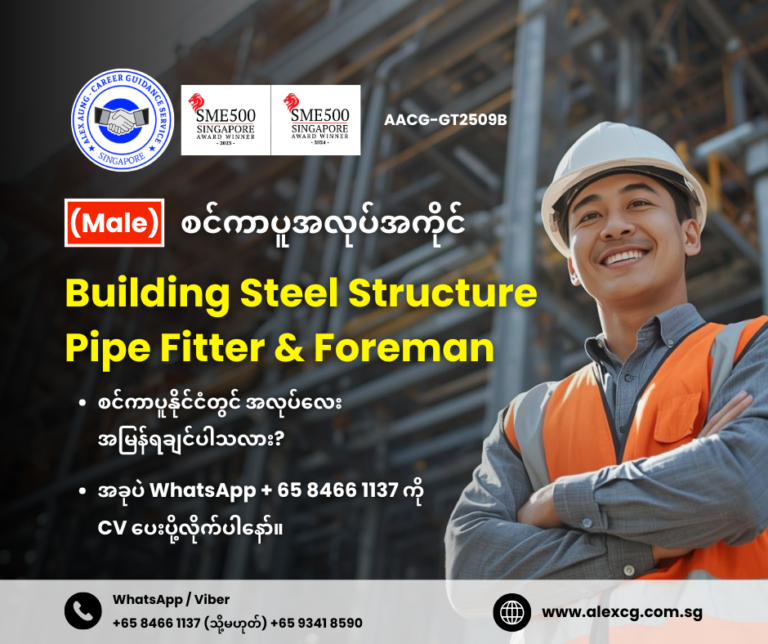 Building Steel Structure Pipe Fitter & Foreman