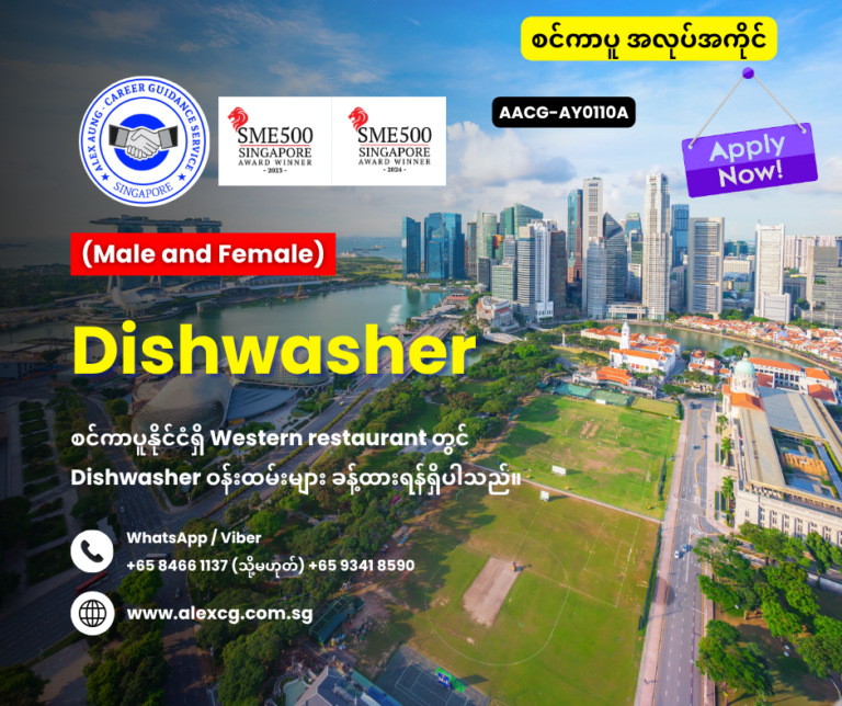 Dishwasher (Male or Female)