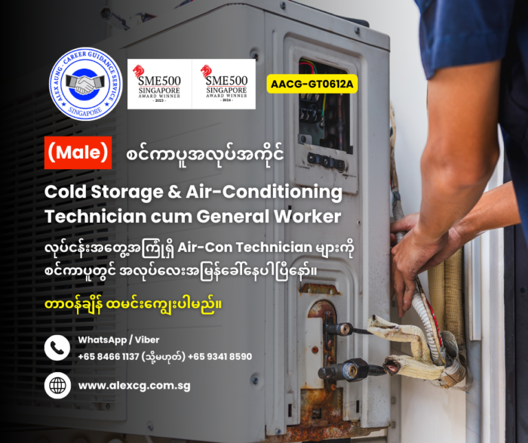 Cold Storage & Air-Conditioning Technician cum General Worker