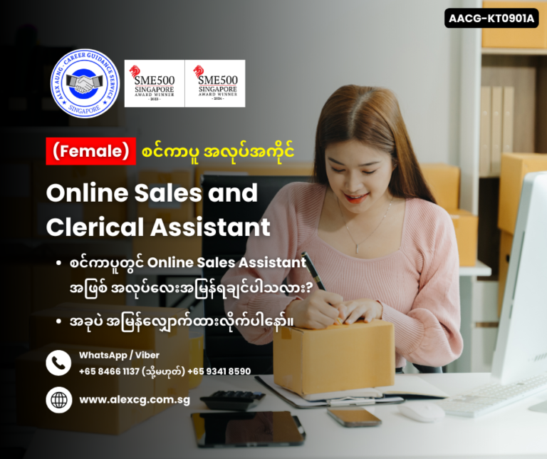 Online Sales and Clerical Assistant