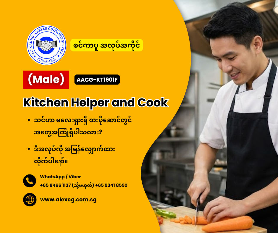 Kitchen Helper and Cook