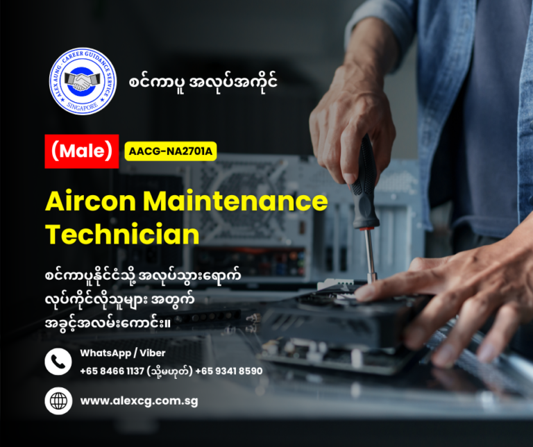 Aircon Maintenance Technician