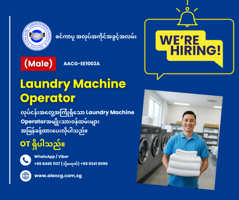 Laundry Machine Operator