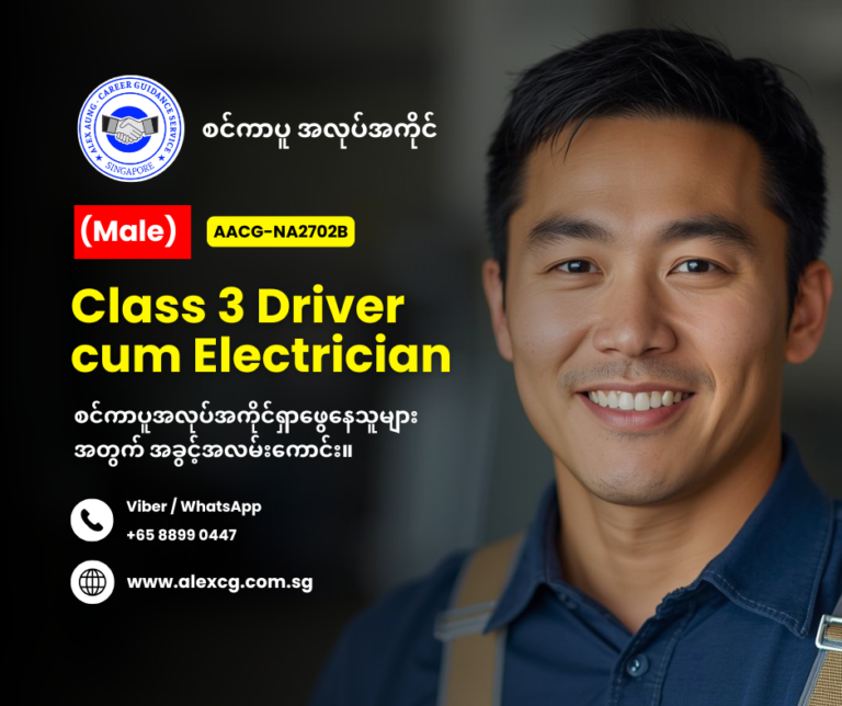 Class 3 Driver cum Electrician