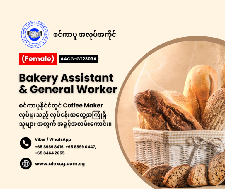 Bakery Assistant & General Worker