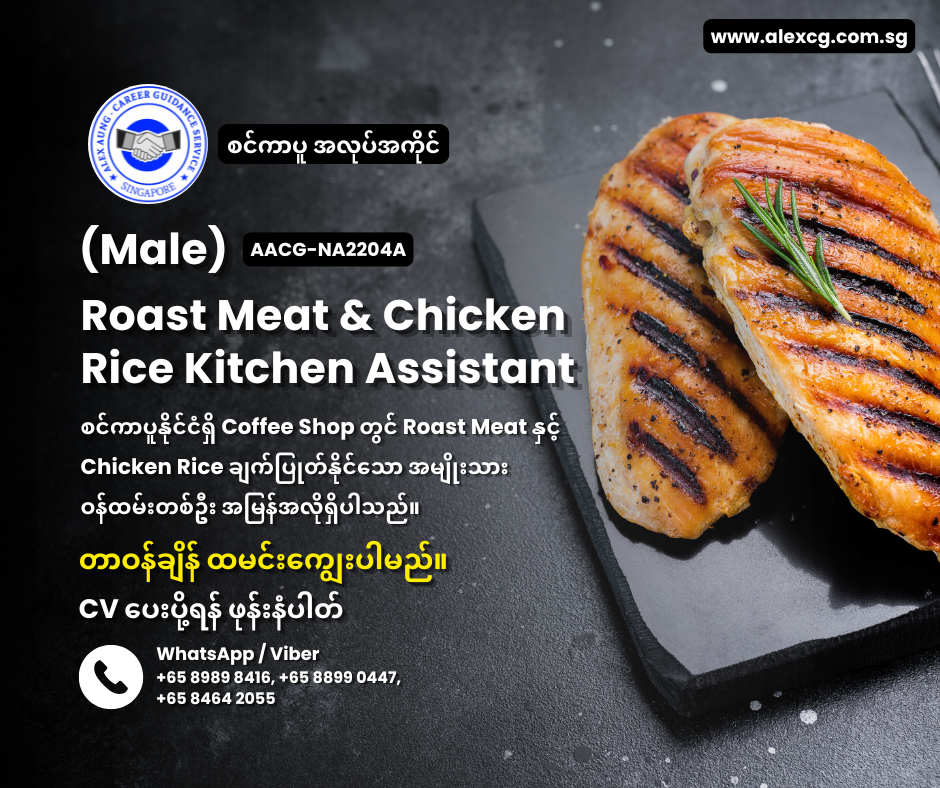 Roast Meat & Chicken Rice Kitchen Assistant