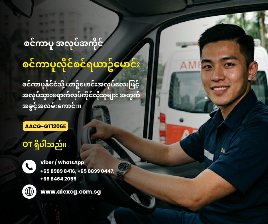 စင်ကာပူလိုင်စင်ရယာဥ်မောင်း