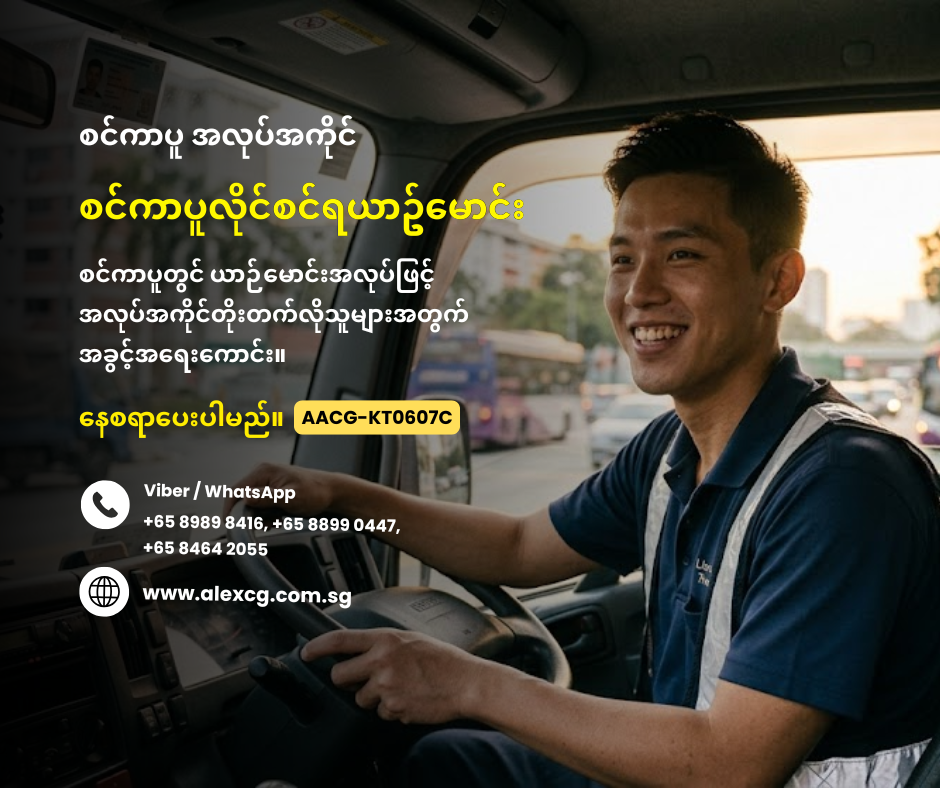 စင်ကာပူလိုင်စင်ရယာဥ်မောင်း
