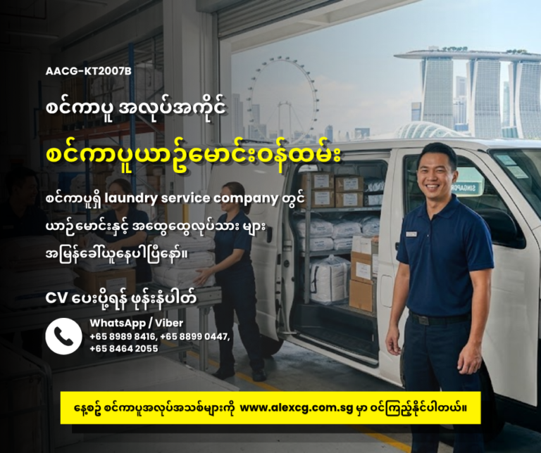 စင်ကာပူယာဥ်မောင်းဝန်ထမ်း