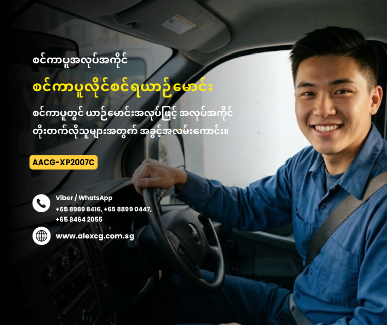စင်ကာပူလိုင်စင်ရယာဉ်မောင်း